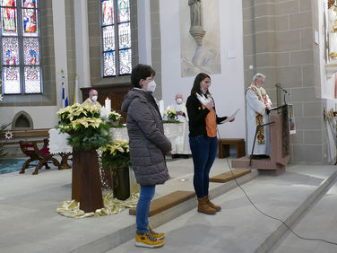 Diözesale Aussendung der Sternsinger des Bistums Fulda in St. Crescentius (Foto: Karl-Franz Thiede)